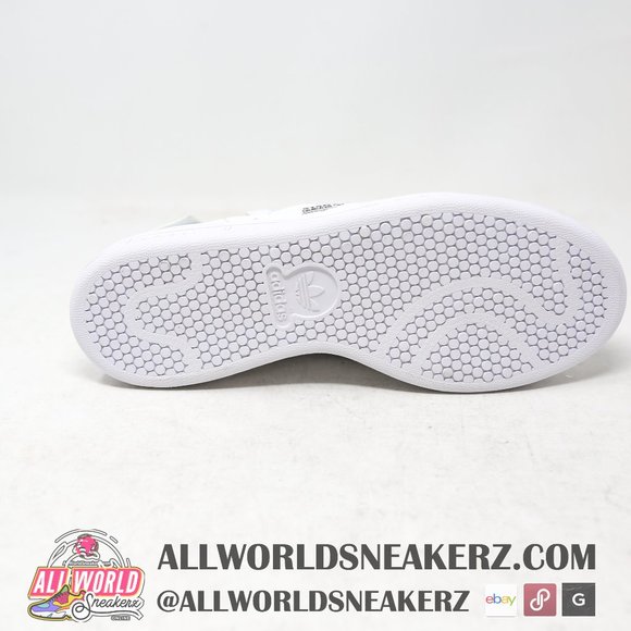 adidas Stan Smith PrimeGreen Vegan Tennis Sneaker White Yellow GV7665 Bl… - Picture 6 of 16